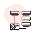 multi split ac icon